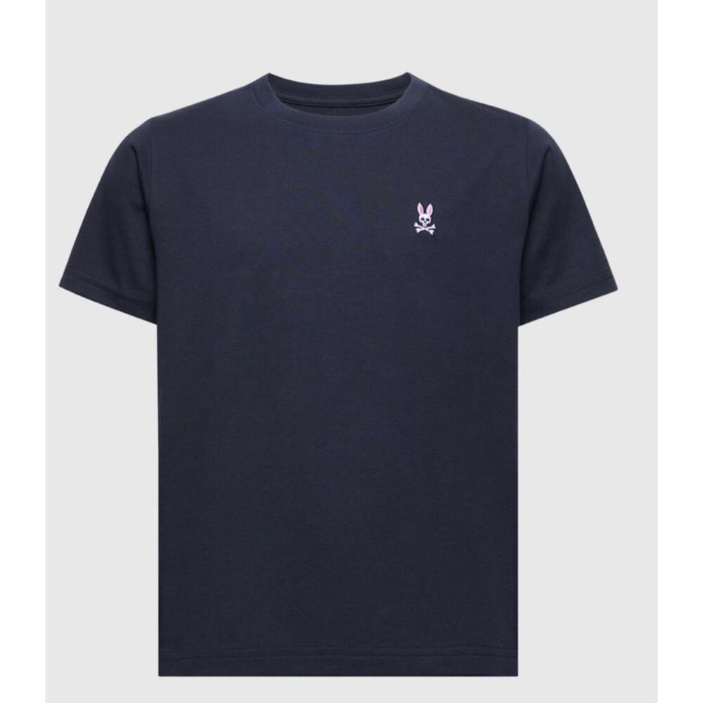 $40 Kids Pima Cotton Psycho Bunny Navy Tee - XS 5/6 years
